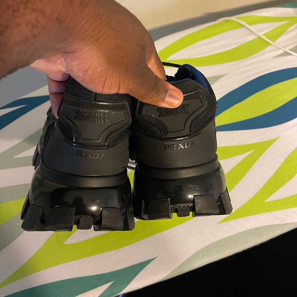 Prada Cloudbust Thunder Metallic Chunky Sneakers - image 4